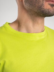 BERNA T-shirt basica con stampa logo sul cuore 230117 Lime4