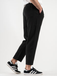 Coordinato giacchetta sportiva + Pantalone morbido coulisse LIVERPOOL Nero (9)