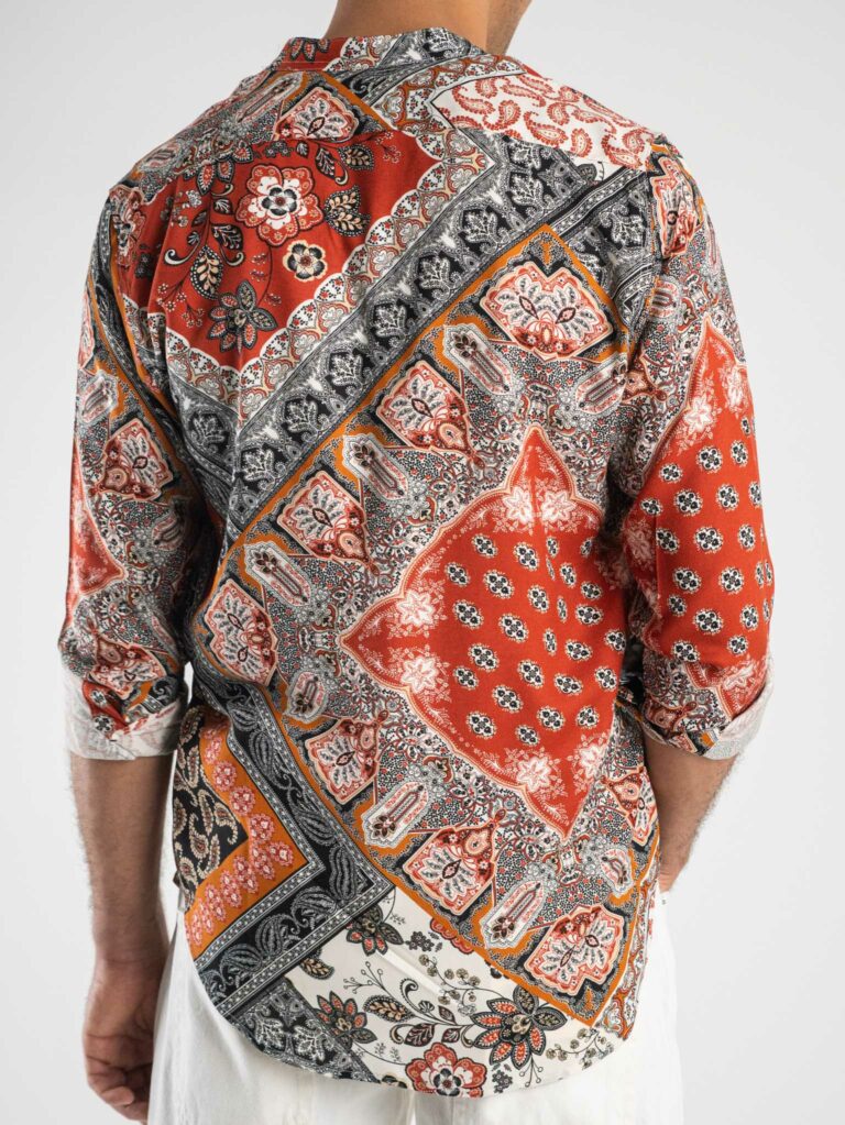 Camicia bandana rossa clearance