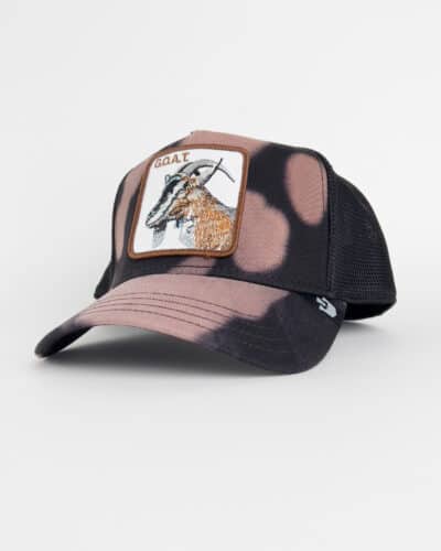 GOORIN BROS Cappellino limited edition tie dye nero con patch bianca stampa GOAT1 Home