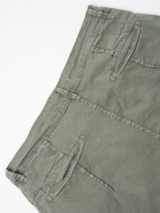 IMPERIAL Pantalone leggero con tasche laterali, piccole graffiature finto taschino in jeans P640318513 Militare3