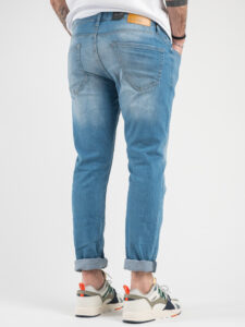 ONLY&SONS Jeans chiaro slim fit elesticizzato LOOM 22023021 Blue Denim3