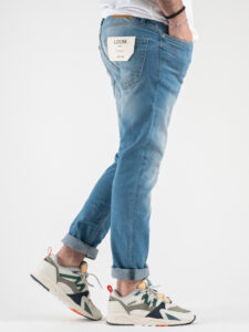 ONLY&SONS Jeans chiaro slim fit elesticizzato LOOM 22023021 Blue Denim4