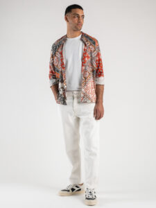 ONLY&SONS Jeans cropped senza rotture AVI CROP 22026595 White5