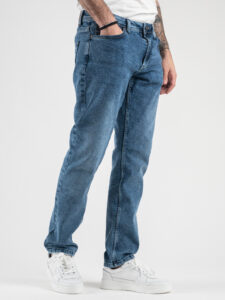 ONLY&SONS Jeans termico elesticizzato leggermente slavato WEFT 22021886 Blue Denim1