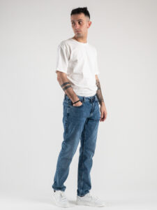 ONLY&SONS Jeans termico elesticizzato leggermente slavato WEFT 22021886 Blue Denim4
