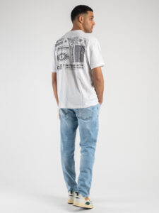 ONLY&SONS T-shirt 100% Cotone con stampa fronte:retro ANIR 22026041 Bright White5