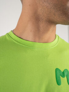 T-shirt 100% cotone con stampa Magnifique FB1005 Lime1