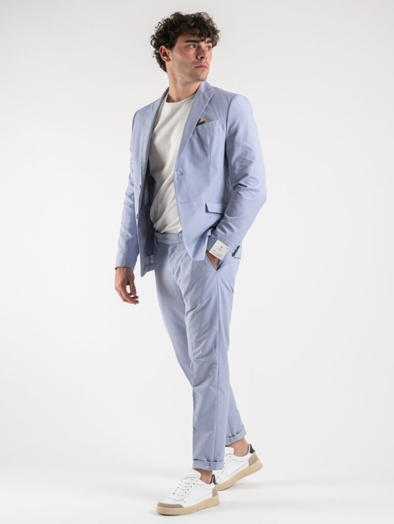 ALTATENSIONE Abito leggero Giacca a due bottoni Pantalone chinos 2270M PRONTO Glicine 7 Abiti