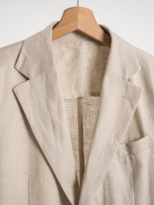 ALTATENSIONE Giacca da abito 100% Lino a due bottoni 1252F WESTON Beige (6)