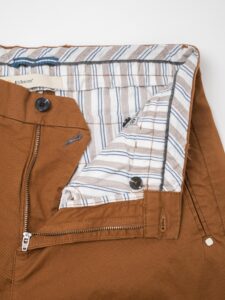 ALTATENSIONE Pantalone chinos basico con catenella rimovibile BAGGIO Coccio (2)