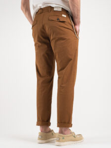 ALTATENSIONE Pantalone chinos basico con catenella rimovibile BAGGIO Coccio (5)