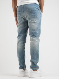 BERNA Jeans 5 tasche slim fit 230099 Azzurro1