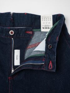 BERNA Jeans gamba morbida con pinces 220202 Blu Denim3