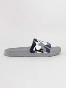 Ciabatta in gomma stampata camouflage 7427 Grigio2