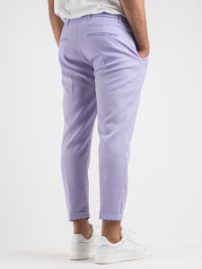 ESTASI Abito intero leggero in poliviscosa con giacca a due bottoni e pantalone slim fit BARCELLONA Lilla7