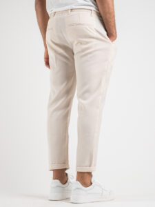 ESTASI Abito intero leggero in poliviscosa con giacca a due bottoni e pantalone slim fit BARCELLONA Panna5