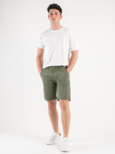 GIANNI LUPO Bermuda basico in cotone SALTON Salvia3