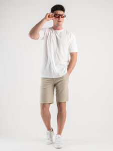 GIANNI LUPO Bermuda basico in cotone SALTON Sand1