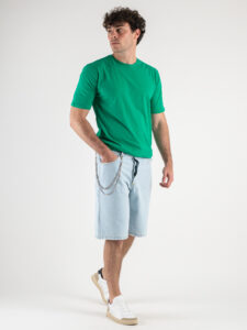 GIANNI LUPO T-shirt in cotone basica GL963F Light Green1
