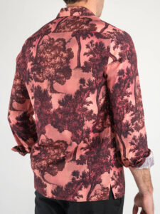 IMPERIAL Camicia viscosa in fantasia CYT9FWE Rosa:Bordeaux2