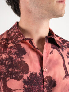 IMPERIAL Camicia viscosa in fantasia CYT9FWE Rosa:Bordeaux3