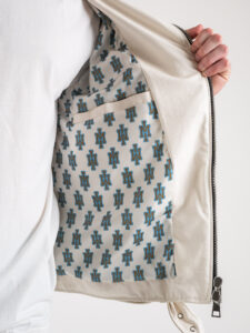 IMPERIAL Chiodo in ecopelle con zip U3025390 Bianco (1)