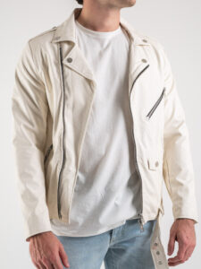 IMPERIAL Chiodo in ecopelle con zip U3025390 Bianco (5)