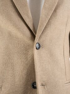 IMPERIAL Giacca da abito rigata in misto lino JZ1EDBK Corda (1)