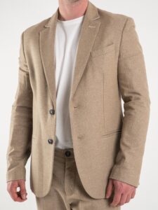 IMPERIAL Giacca da abito rigata in misto lino JZ1EDBK Corda (4)