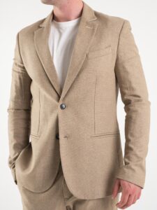 IMPERIAL Giacca da abito rigata in misto lino JZ1EDBK Corda (5)