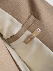IMPERIAL Giacca da abito rigata in misto lino JZ1EDBK Corda (8)
