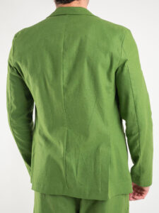 IMPERIAL Giacca misto lino da abito a due bottoni JZ3PDC2 Verde (1)