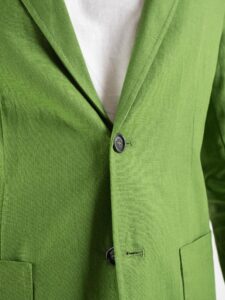 IMPERIAL Giacca misto lino da abito a due bottoni JZ3PDC2 Verde (7)