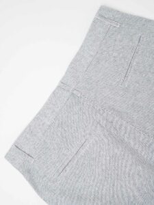 IMPERIAL Pantalone da abito in misto lino fantasia rigata PWB0FFZ Blu (5)