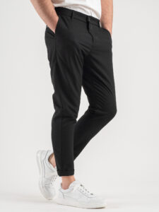 IMPERIAL Pantalone leggero da abito tasca francese PWB0FDR Nero2
