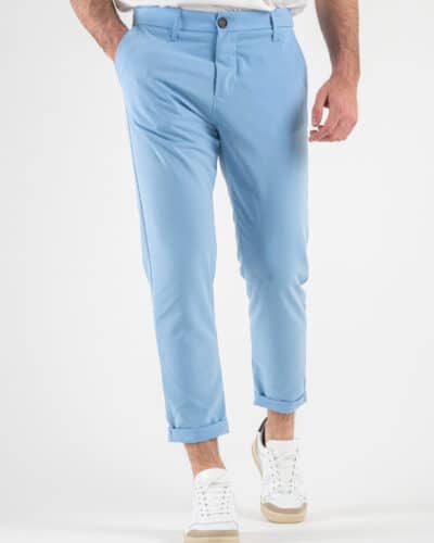 IMPERIAL Pantalone leggero da abito tasca francese PWB0FNR Azzurro1 Nuovi Arrivi