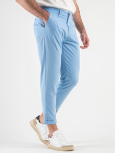 IMPERIAL Pantalone leggero da abito tasca francese PWB0FNR Azzurro2