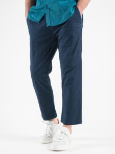 IMPERIAL Pantalone morbido con tascone frontale PC21XAA896 Blu1