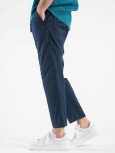 IMPERIAL Pantalone morbido con tascone frontale PC21XAA896 Blu4