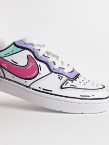 NIKE Court customizzata a mano14