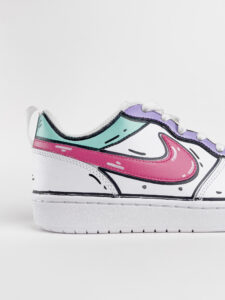 NIKE Court customizzata a mano15