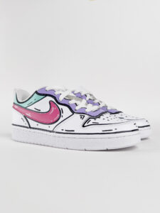 NIKE Court customizzata a mano17
