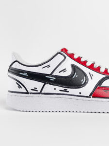 NIKE Court customizzata a mano38