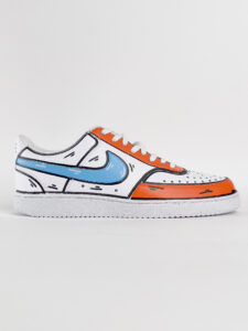 NIKE Court customizzata a mano46