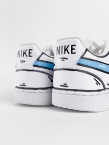 NIKE Court customizzata a mano50