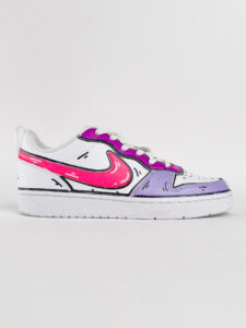 NIKE Court customizzata a mano58