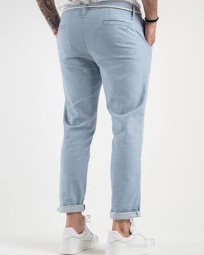 IMPERIAL Pantalone in misto cotone da abito PM11FWC Celeste4 IMPERIAL IMPERIAL Pantalone in misto cotone da abito PM11FWC Celeste