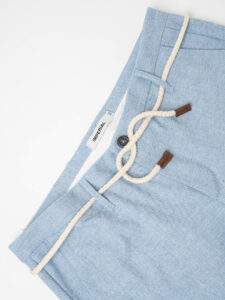 IMPERIAL Pantalone in misto cotone da abito PM11FWC Celeste6
