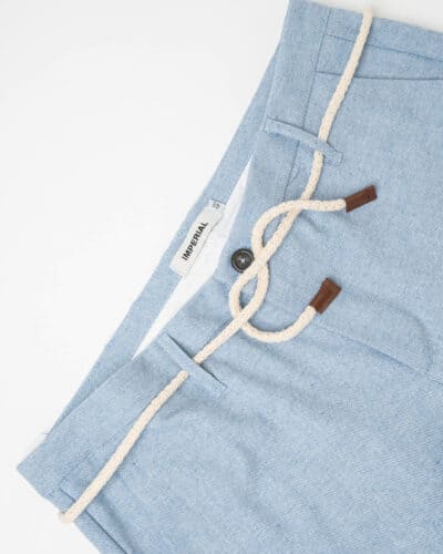 IMPERIAL Pantalone in misto cotone da abito PM11FWC Celeste6 IMPERIAL IMPERIAL Pantalone in misto cotone da abito PM11FWC Celeste